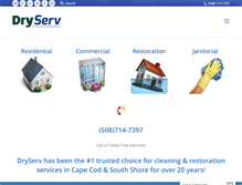Tablet Screenshot of dryserv.com